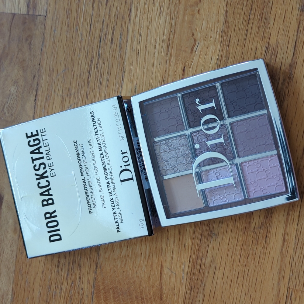 Barely Touched Dior Backstage Eye Palette in 002 Cool Neutrals